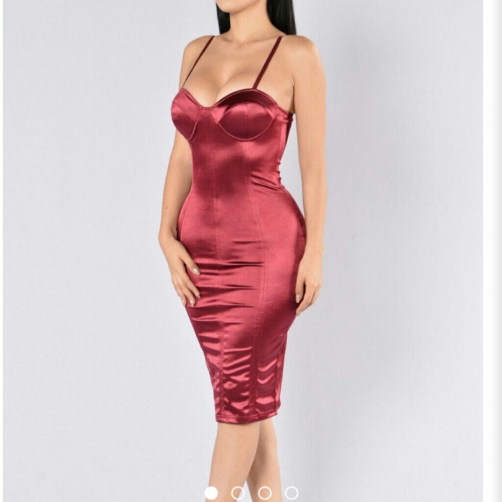 Fashion Nova satin dress